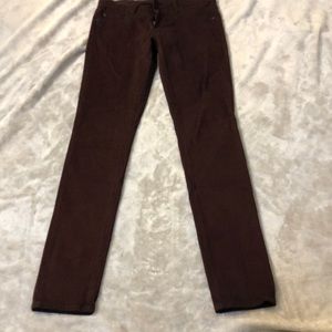 Ag Adriano goldschmied maroon leggings
